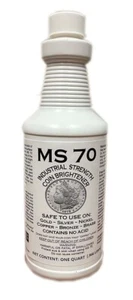 MS70 Strength Coin Brightener Extra Strong Gold Silver Copper Brass Nickel 32 Oz - Picture 1 of 2