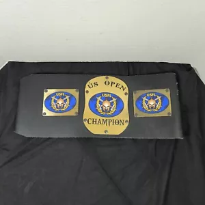 US Fight League USFL US Open Champion Leather Belt MMA Championship Wrestling  - Picture 1 of 11