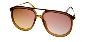 Zadig & Voltaire Men Moss Green Gold Plastic Metal Aviator Sunglass SZV196 090Y - Picture 1 of 12