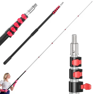 ‎GAMEXCEL 5-24 Ft Multi-Purpose Telescoping Extension Pole For Painting Dusting Cleaning