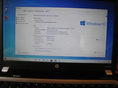 Laptop HP Pavilion g4-1315dx AMD Quad-Core A6-3420M/ 8GB/ 250G/ Windows 10 - Image 1 of 4