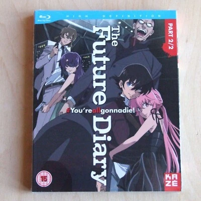 The Future Diary Part 2 Blu-ray Region B UK Kazé 2016 anime Mirai Nikki English - Image 1 of 3