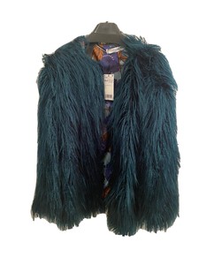 black ostrich feather jacket uk