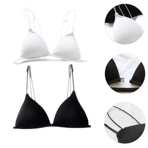 2 pezzi reggiseni bralette triangolari bralette senza cuciture reggiseni senza ferretto - Foto 1 di 12