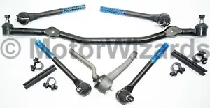 Front End Steering Rebuild Kit Tie Rod Ends+Idler Arm+Center Link 68-70 Chevelle - Picture 1 of 5