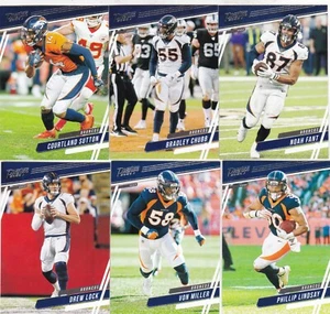DENVER BRONCOS 2020 PANINI NFL PRESTIGE TEAM SET (6) LOCK MILLER SUTTON + - Picture 1 of 1