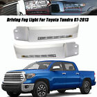 Pair LED Bumper DRL Fog Light Assemblie Driving Lamp For 2010-2013 Toyota Tundra