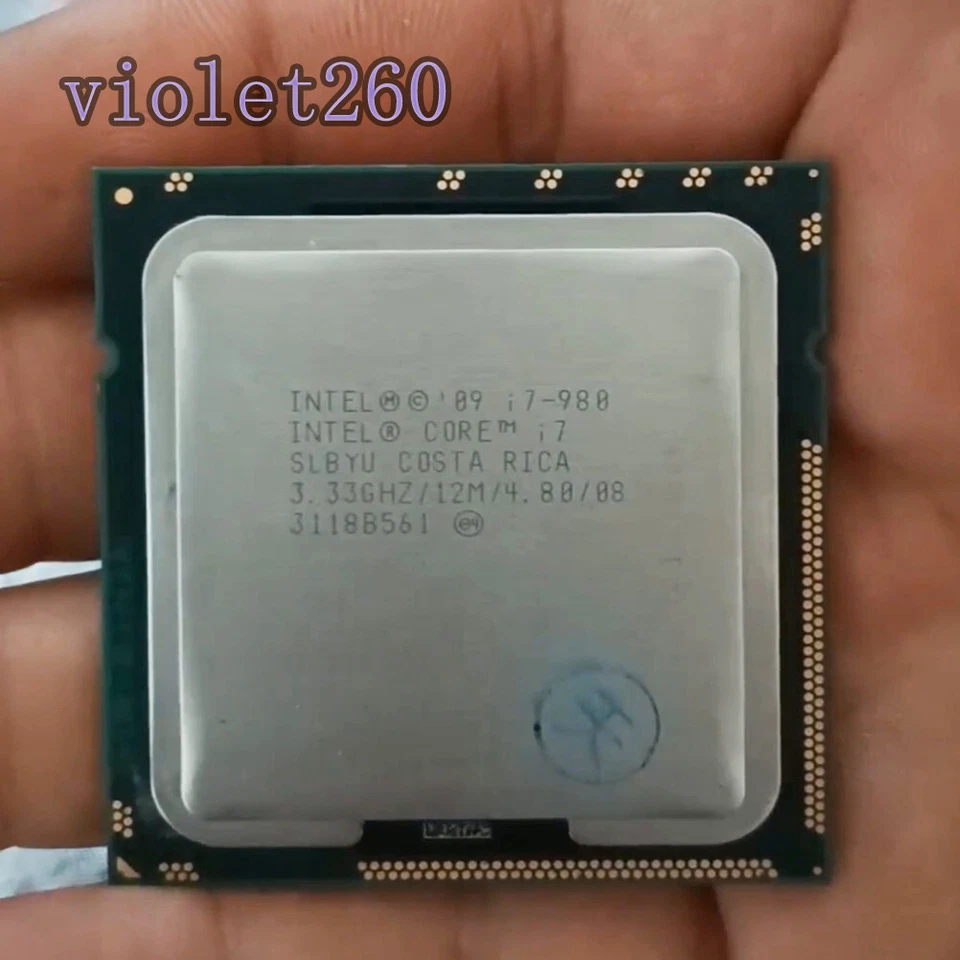 Intel Core i7-980 3.33GHz LGA 1366 SLBYU 6-Core 12-Thread 12M 130W Processor - Image 1 of 1