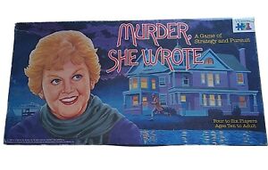 Vtg Murder She Wrote Board Game Warren Games 1985 Complete