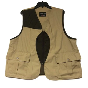 Nice REDHEAD SQUALTEX Tan Hunting Vest Snap Expanding Pockets Sz Medium - Picture 1 of 6