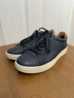 Tênis Feminino Sofft Parkyn Couro Biqueira Redonda - Tamanho 10 M em Azul Marinho Excelente Estado Usado - Imagem 1 de 4