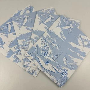 Cartella 2 tasche plastica riciclata decomposizione squalo volante Sharknado USA quantità 5 - Foto 1 di 6