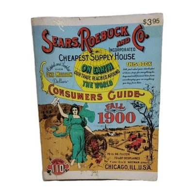 Sears Roebuck Consumers Guide Fall 1900 Catalogue No. 110 Vintage 1970 - Image 1 of 4