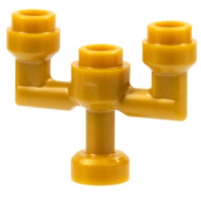 1x LEGO 73117 Candlestick / Candelabra Pearl Gold | 6326425