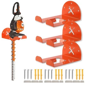 Upgraded Trimmer Rack Wall Mount - 8" Heavy Duty Weed Eater Hanger for Garage... - Picture 1 of 9