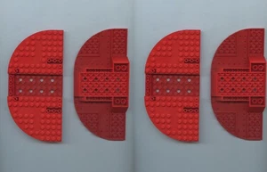 LEGO x 4 Veicolo Rosso, Base 20 x 10 x 1 1/3 con Angoli Arrotondati, 4 x 9 Incasso - Foto 1 di 1