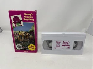 Barney - Barneys Campfire Sing-Along (VHS, 1990) - Picture 1 of 6