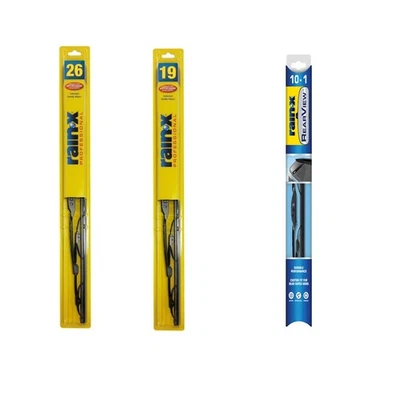 SET-RX30126-FR Rain-X Set of 3 Windshield Wiper Blades Front & Rear Framed - Image 1 of 4