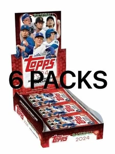 2024 Topps MLB Baseball JAPAN SPECIAL EDITION Hobby PACK- 6 PACKS SET FS - Picture 1 of 5