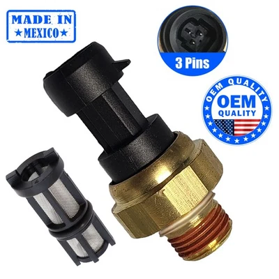 1 X Oil Pressure Sensor Switch W/ Filter For 2003-08 Chevrolet GMC Sierra New - Image 1 of 4