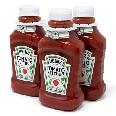 Heinz Tomate Ketchup, 44 Onzas (Paquete de 3) Foto 1 de 4