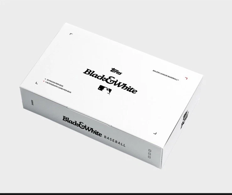 PRESALE 2025 Topps Black and White Baseball Collector Hobby Box Limited Edition - Image 1 of 1