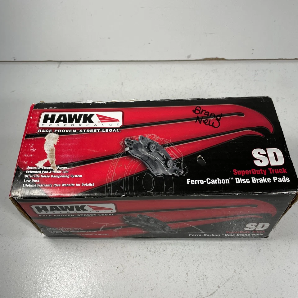 Pastillas de freno de remolque Hawk Performance SuperDuty para Dodge Ram 2500 3500 Cummins Foto 1 de 4