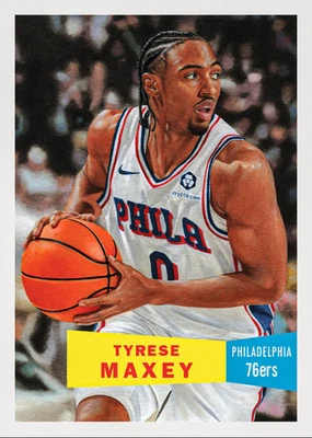 Tyrese Maxey - 2025-26 NBA Living Set - Card #4 - Philadelphia 76ers PRESALE - Image 1 of 2