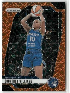 Courtney Williams 2024-25 Panini Prizm WNBA Orange Velocity Minnesota Lynx #79 - Picture 1 of 3