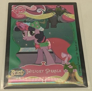 Tarjeta rompecabezas My Little Pony Twilight Sparkle lámina de boda real F8 B:2 de 9 - casi nueva - Imagen 1 de 2