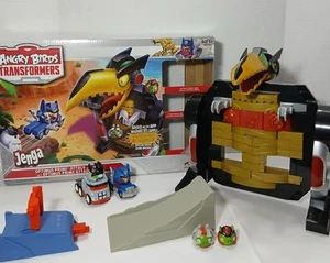 Angry Birds Transformers Jenga Optimus Prime Attack Game COMPLETE - Foto 1 di 12