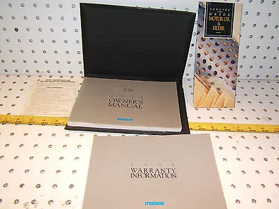 Mazda 626 1994 dueño 2 manuales y negro OEM MAZDA 1 bolsa, Mazda 626 1994  Foto 1 de 4