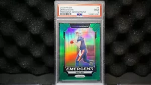 2024 Panini Prizm Drake Maye Green Prizm Emergent RC 4 Patriots PSA 9🔥 - Bild 1 von 6
