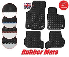 Seat Leon FR MK2 2009 to 2013 Tailored 3mm Rubber Car Floor Mats & 4 Clips