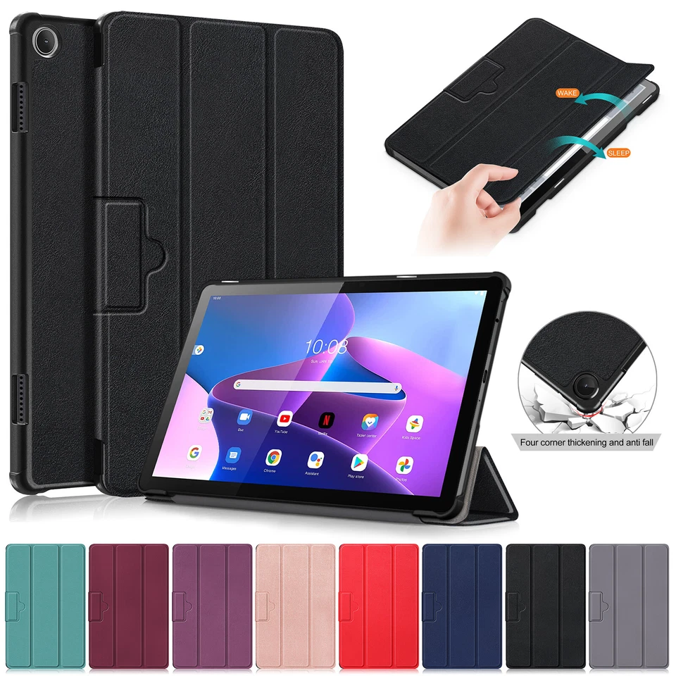 Slim PU Leather Stand Cover Case For Lenovo Tab M10 3rd Gen TB328FU 10.1" Tablet - Image 1 of 4