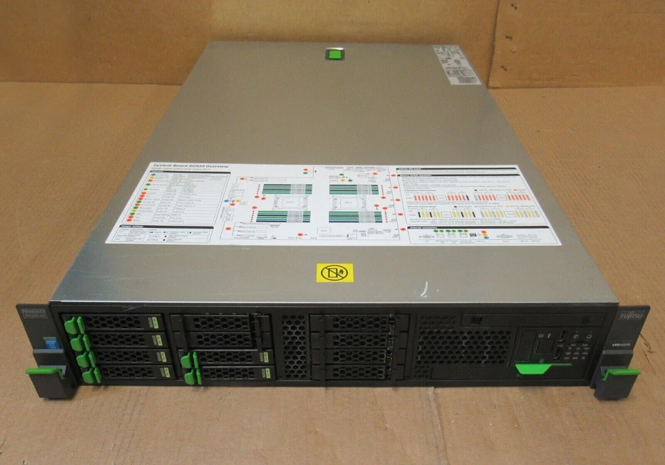 Fujitsu Primergy RX300 S8 2x 8C E5-2640v2 128GB Ram 6x 900GB SAS HDD 2U Server - Image 1 of 3