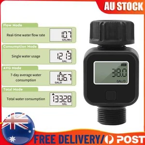 Water Flow Meter Standard 3/4INCH Hose Thread High Accuracy And Ipx6 Waterproof - Picture 1 of 9