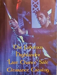 Highlander TV Show Series & Movie Catalog 2000 Panzer RARE - Imagen 1 de 1