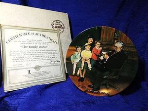 Norman Rockwell's The Family Doctor Factory Box COA - Picture 1 of 4