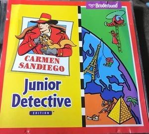 PC CD Rom Carmen Sandiego Junior Detective Edition Sehr guter Zustand - Bild 1 von 3