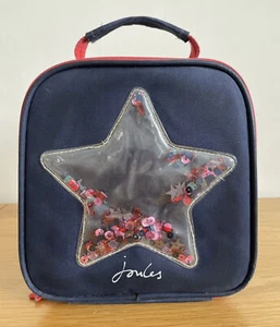 * Bolsa de almuerzo escolar JOULES Munch aislada azul marino lentejuelas estrella * - Imagen 1 de 11
