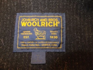 Woolrich Utility Hunting Vest Wool Black Outdoor Sports Men's John Rich & Bros. - Picture 1 of 10