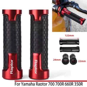 Motorcycle Handlebar Grips Handle Grip For Yamaha Raptor YFM 350 700 700R 660 - Picture 1 of 9