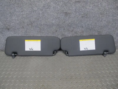 10-19 NISSAN 370Z Z34 CONVERTIBLE SET OF 2 FRONT RIGHT & LEFT SUNVISOR BLACK OEM - Image 1 of 4