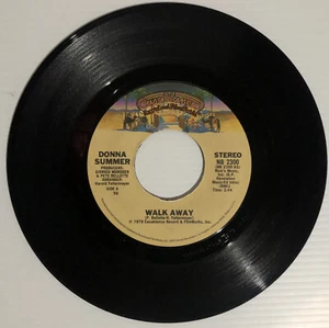 Donna Summer - Walk Away / Could It Be Magic 1980-7’ Single 45rpm Record  - Imagen 1 de 4