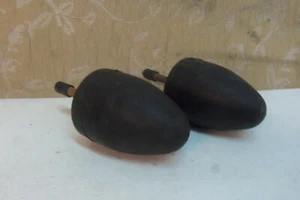 NOS GENUINE LANCIA FULVIA FLAVIA REAR SUSPENSION BUMP STOPS SET # 2124624/4 - Bild 1 von 5