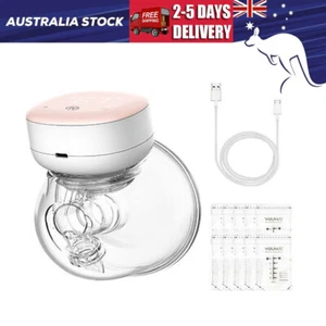 AU USB Silent Portable Electric Breast Pump Wearable Hands-Free Automatic Milker - Picture 1 of 19