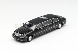 GCD 1:64 scale For Lincoln limousine Town Car LHD Diecast Model Car Collection - Picture 1 of 12