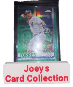 Gleyber Torres 2019 Topps Chrome Green Refractor /99 Rookie Cup New York Yankees
