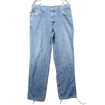 Cinch Straight Leg Jeans Mens Size W35xL34 Blue 5-Pocket Stone Wash Cotton - Image 1 of 4